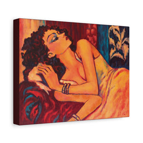 "Reclining Woman" by Tony Roko, Canvas Gallery Wrap