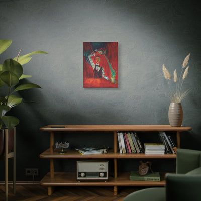 "Blue Blazer" by Tony Roko, Canvas Gallery Wrap