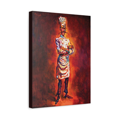 "Vintage Chef" by Tony Roko, Canvas Gallery Wrap