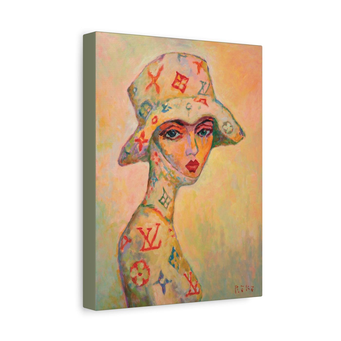 "Wrapped in Louis" by Tony Roko, Canvas Gallery Wrap