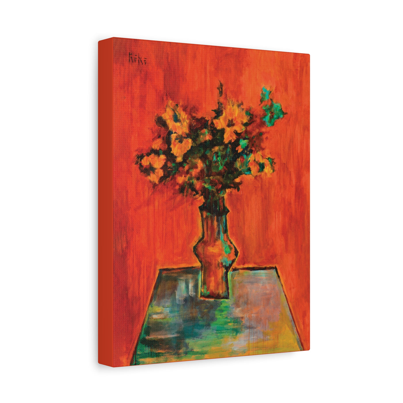 "Table for One" by Tony Roko, Canvas Gallery Wrap