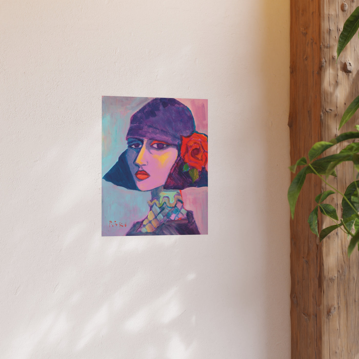 "Rose" by Tony Roko, Archival Paper Reproduction