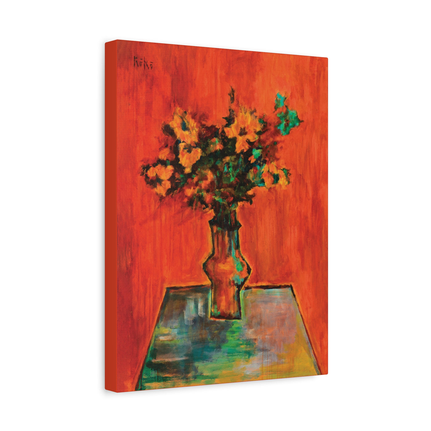 "Table for One" by Tony Roko, Canvas Gallery Wrap