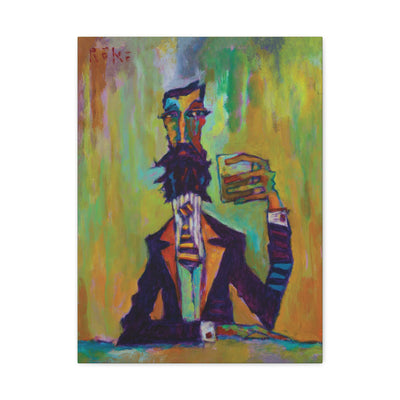 "Smoked and Salty" by Tony Roko, Canvas Gallery Wrap