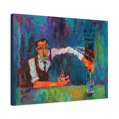 "Heavy Pour" by Tony Roko, Canvas Gallery Wrap