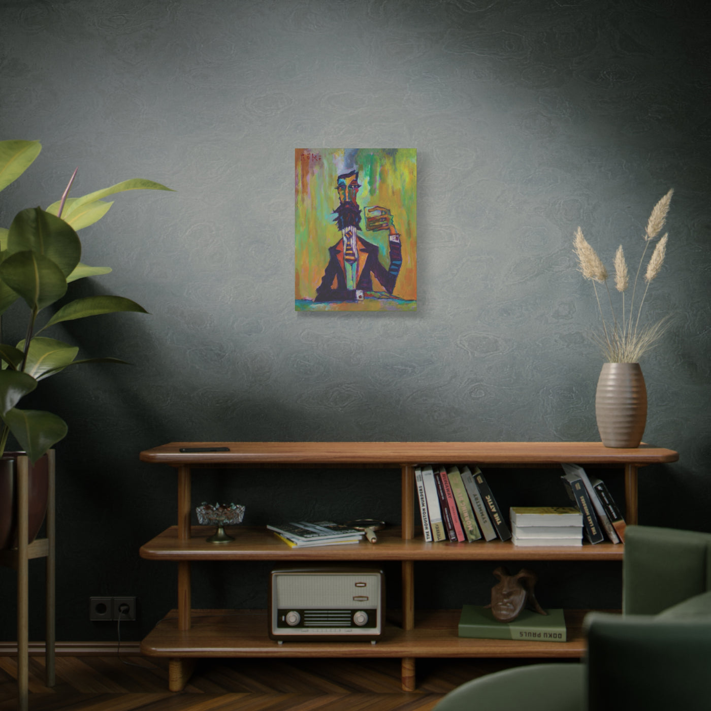 "Smoked and Salty" by Tony Roko, Canvas Gallery Wrap