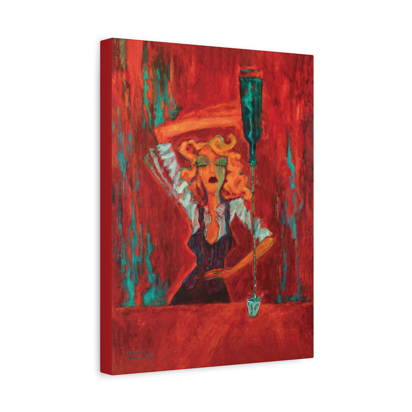 "Straight Shot" by Tony Roko, Canvas Gallery Wrap