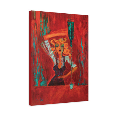 "Straight Shot" by Tony Roko, Canvas Gallery Wrap