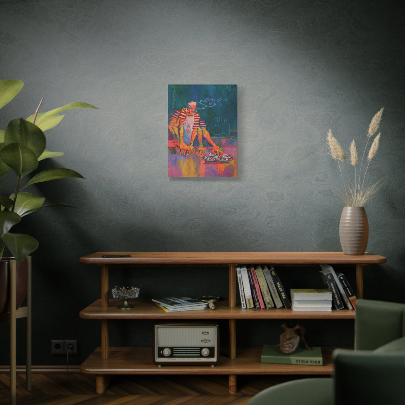 "Oyster Shucker" by Tony Roko, Canvas Gallery Wrap