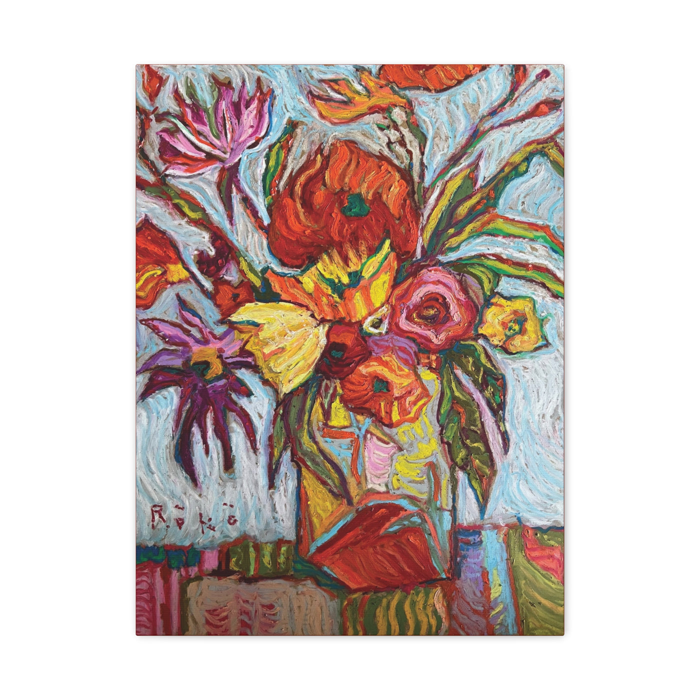 "Mother's Bouquet" by Tony Roko, Canvas Gallery Wrap