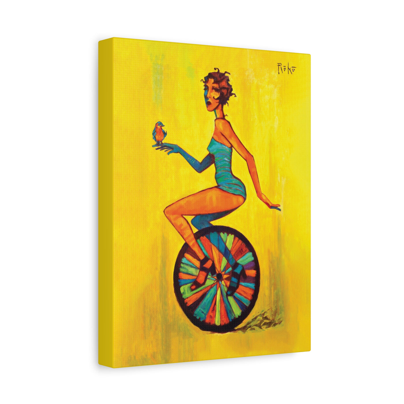 "Birdie" by Tony Roko, Canvas Gallery Wrap