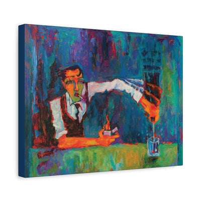 "Heavy Pour" by Tony Roko, Canvas Gallery Wrap