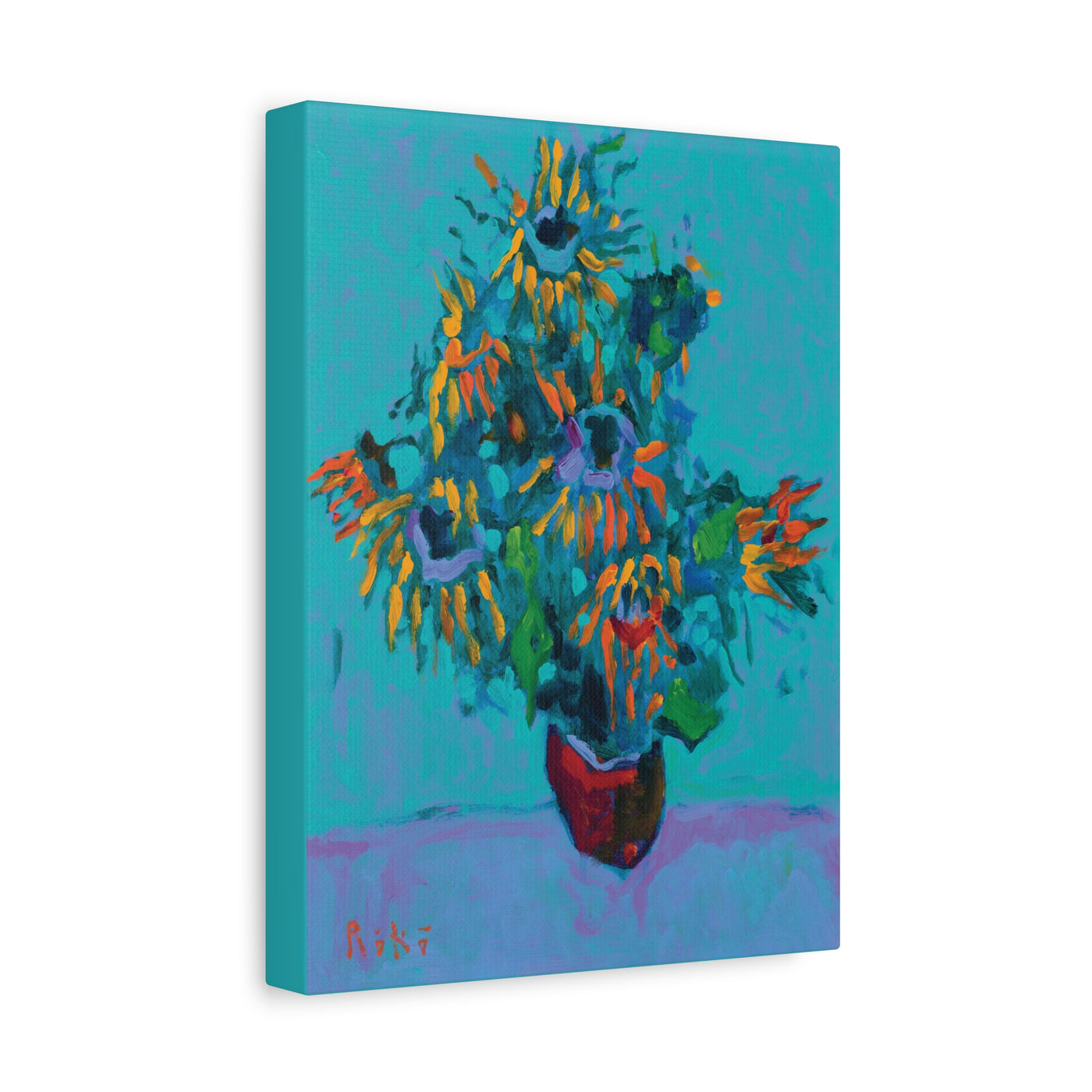 "The Forgotten Sunflowers" by Tony Roko, Canvas Gallery Wrap