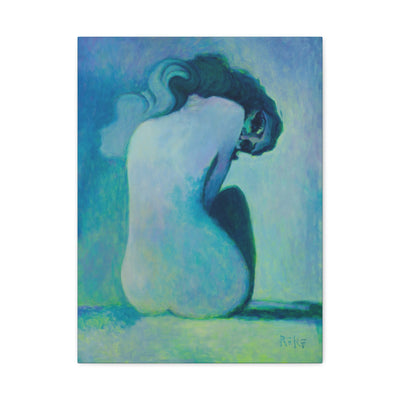 "Seated Nude" by Tony Roko, Canvas Gallery Wrap