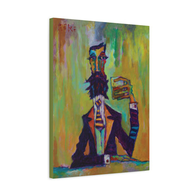 "Smoked and Salty" by Tony Roko, Canvas Gallery Wrap