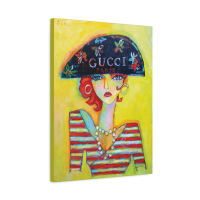 "Pirate of Paris" by Tony Roko, Canvas Gallery Wrap