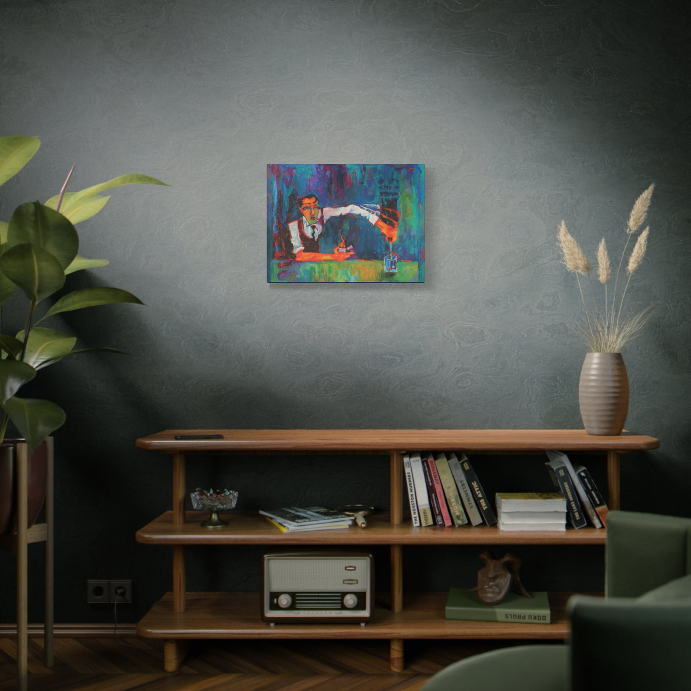 "Heavy Pour" by Tony Roko, Canvas Gallery Wrap