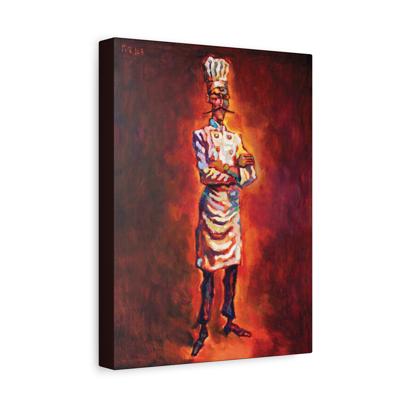 "Vintage Chef" by Tony Roko, Canvas Gallery Wrap