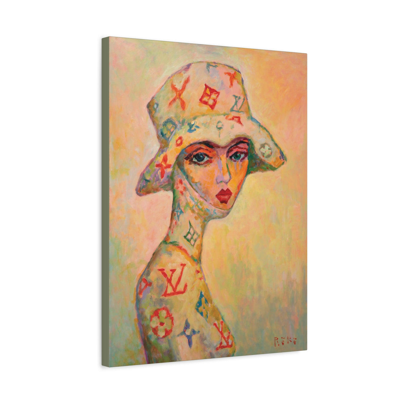 "Wrapped in Louis" by Tony Roko, Canvas Gallery Wrap
