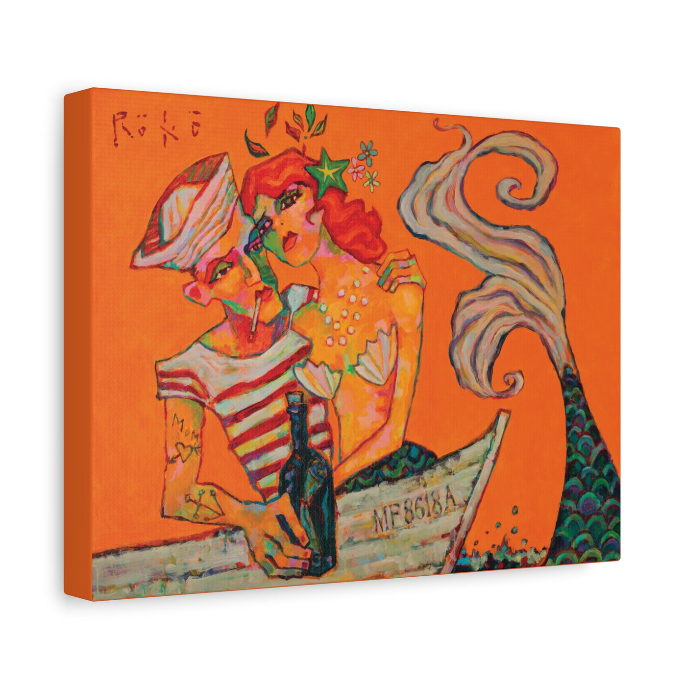 "Star-Crossed Lovers" by Tony Roko, Canvas Gallery Wrap