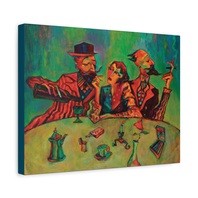 "The Regulars" by Tony Roko, Canvas Gallery Wrap