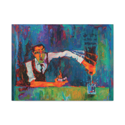 "Heavy Pour" by Tony Roko, Canvas Gallery Wrap