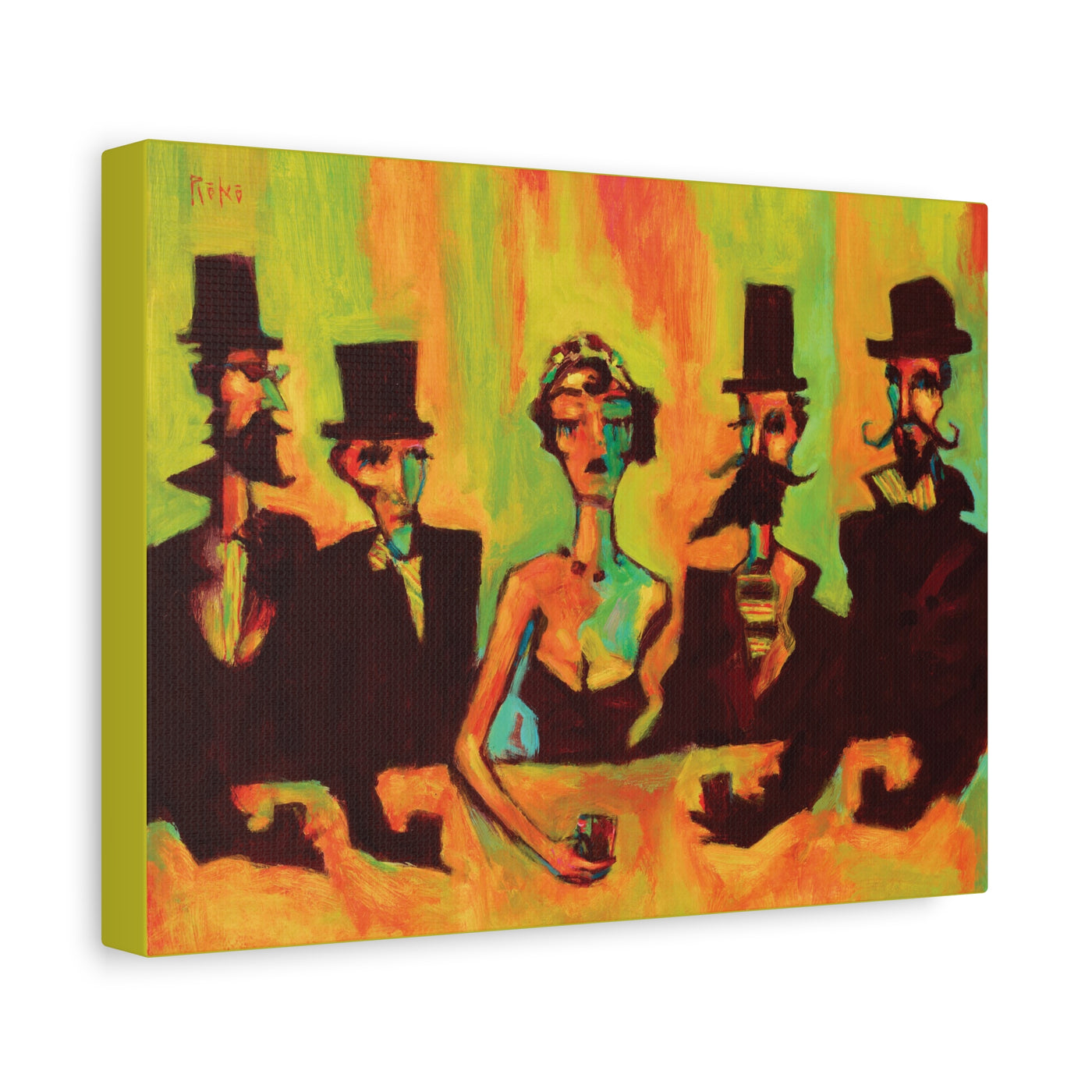 "After Hours at the Red Mill" by Tony Roko, Canvas Gallery Wrap
