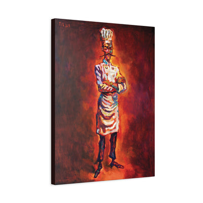 "Vintage Chef" by Tony Roko, Canvas Gallery Wrap