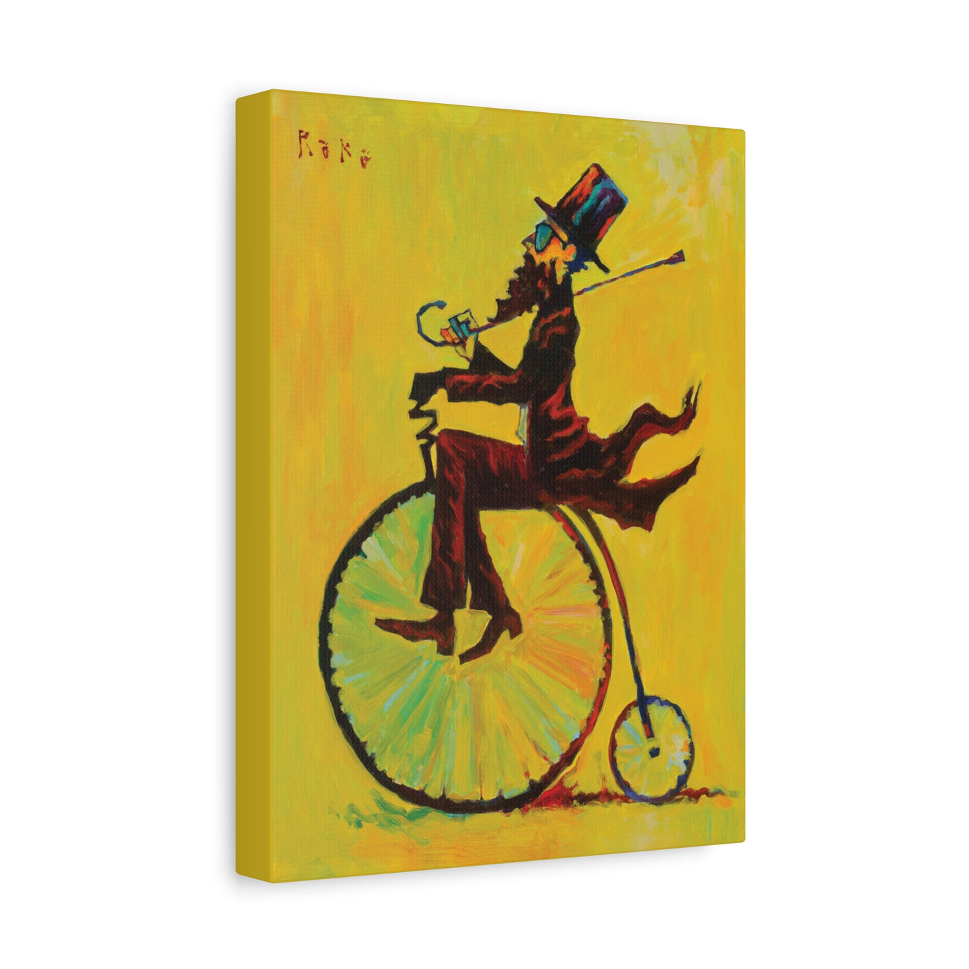 "The Professor" by Tony Roko, Canvas Gallery Wrap