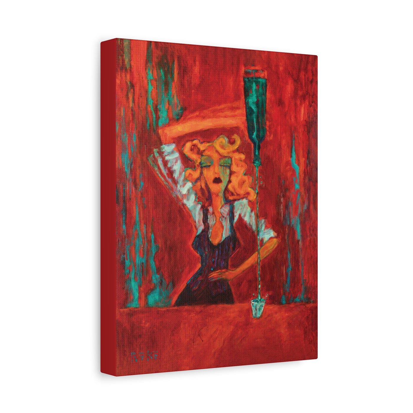 "Straight Shot" by Tony Roko, Canvas Gallery Wrap