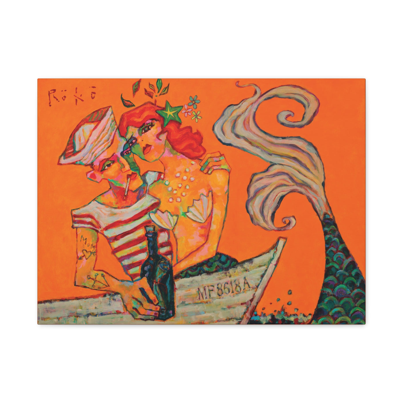 "Star-Crossed Lovers" by Tony Roko, Canvas Gallery Wrap