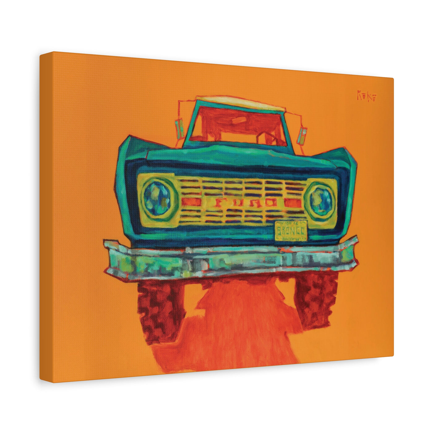 "Bronco" by Tony Roko, Canvas Gallery Wraps