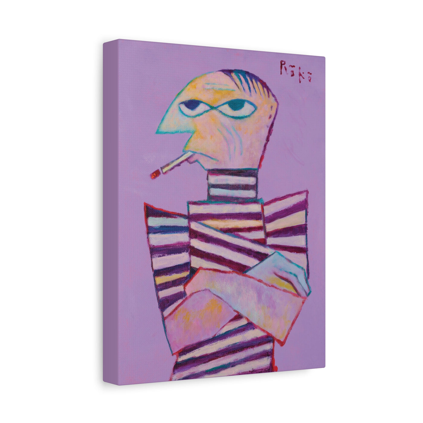 "Rose Period Cubed (Picasso)" by Tony Roko, Canvas Gallery Wrap