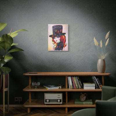 "Rebel in Chanel" by Tony Roko, Canvas Gallery Wrap