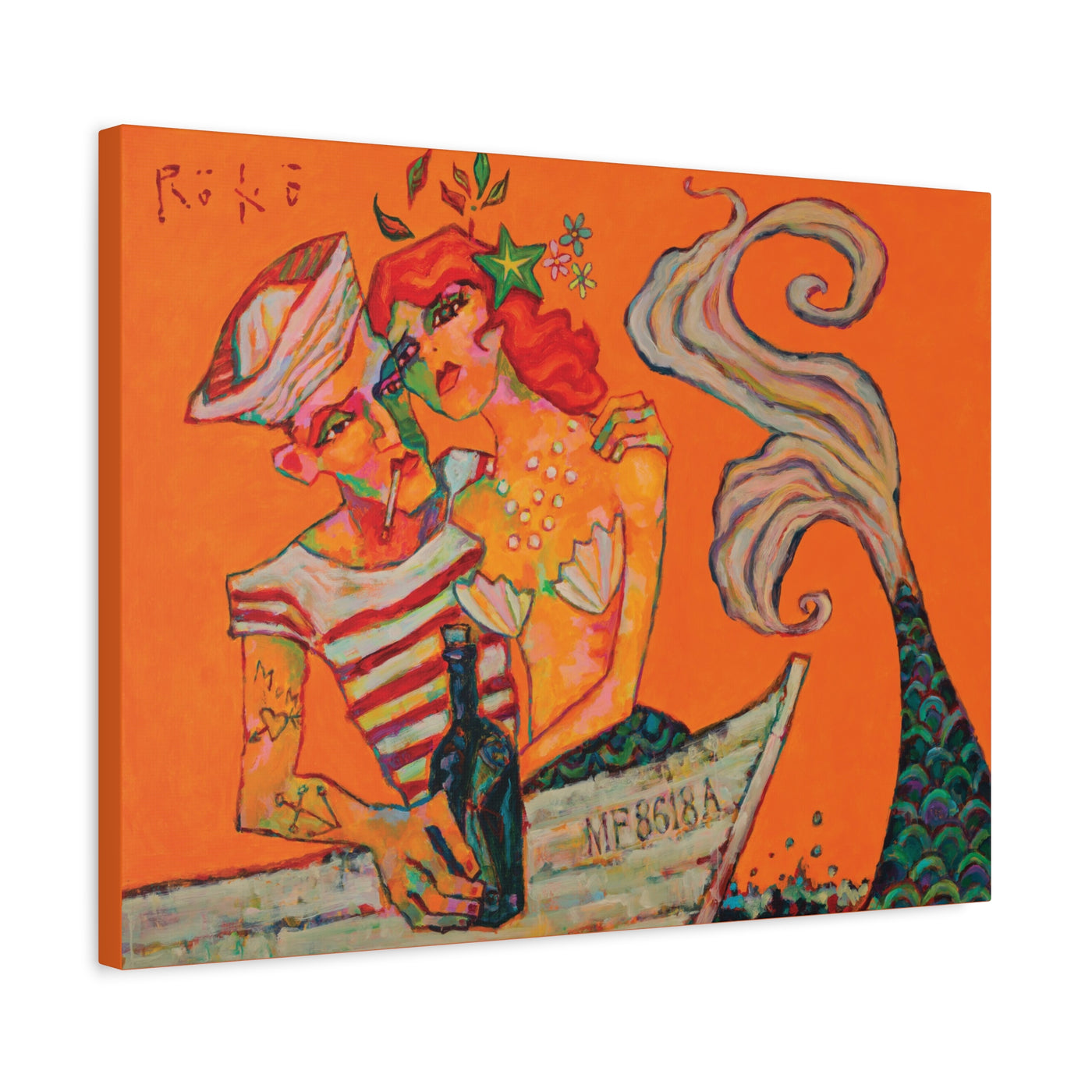 "Star-Crossed Lovers" by Tony Roko, Canvas Gallery Wrap