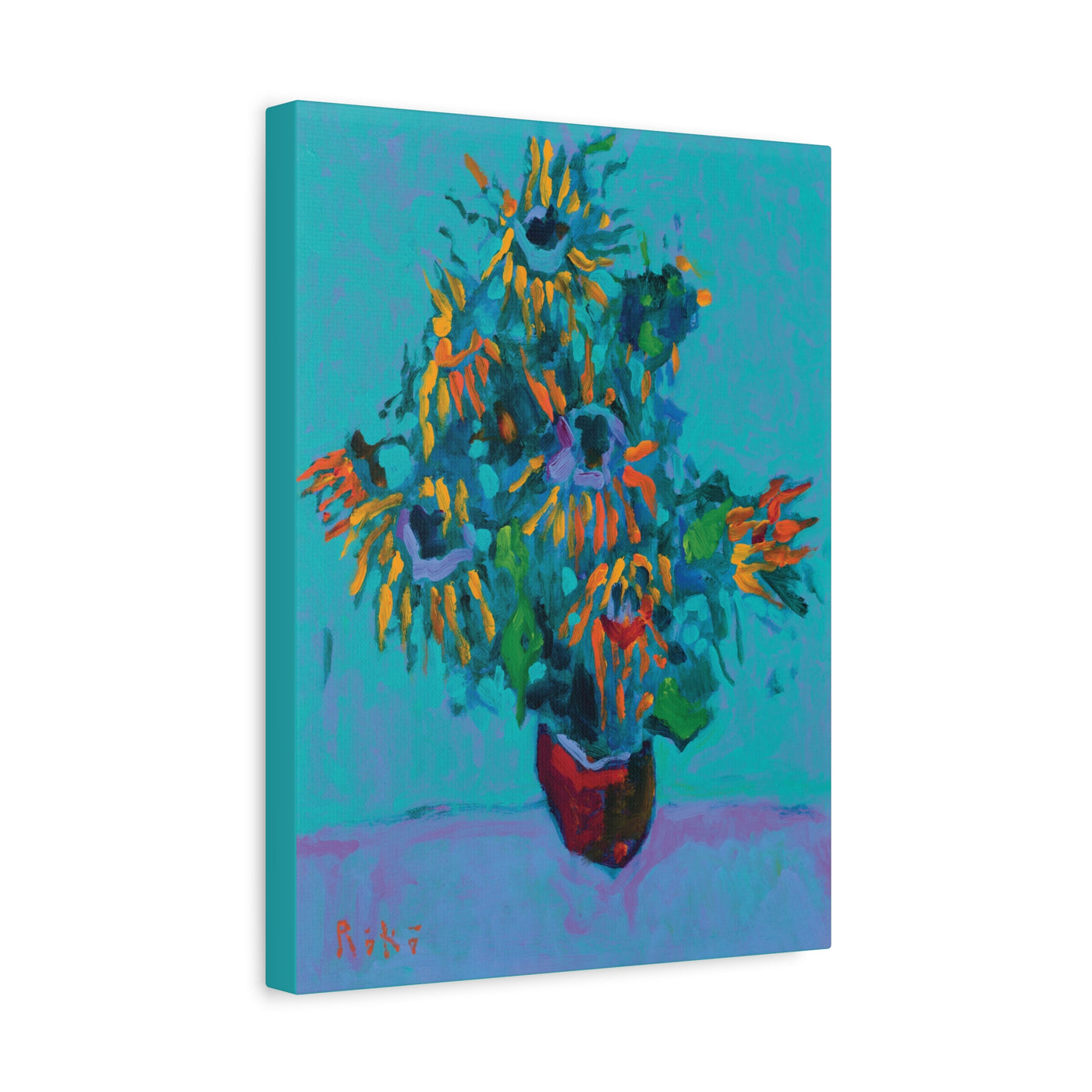 "The Forgotten Sunflowers" by Tony Roko, Canvas Gallery Wrap
