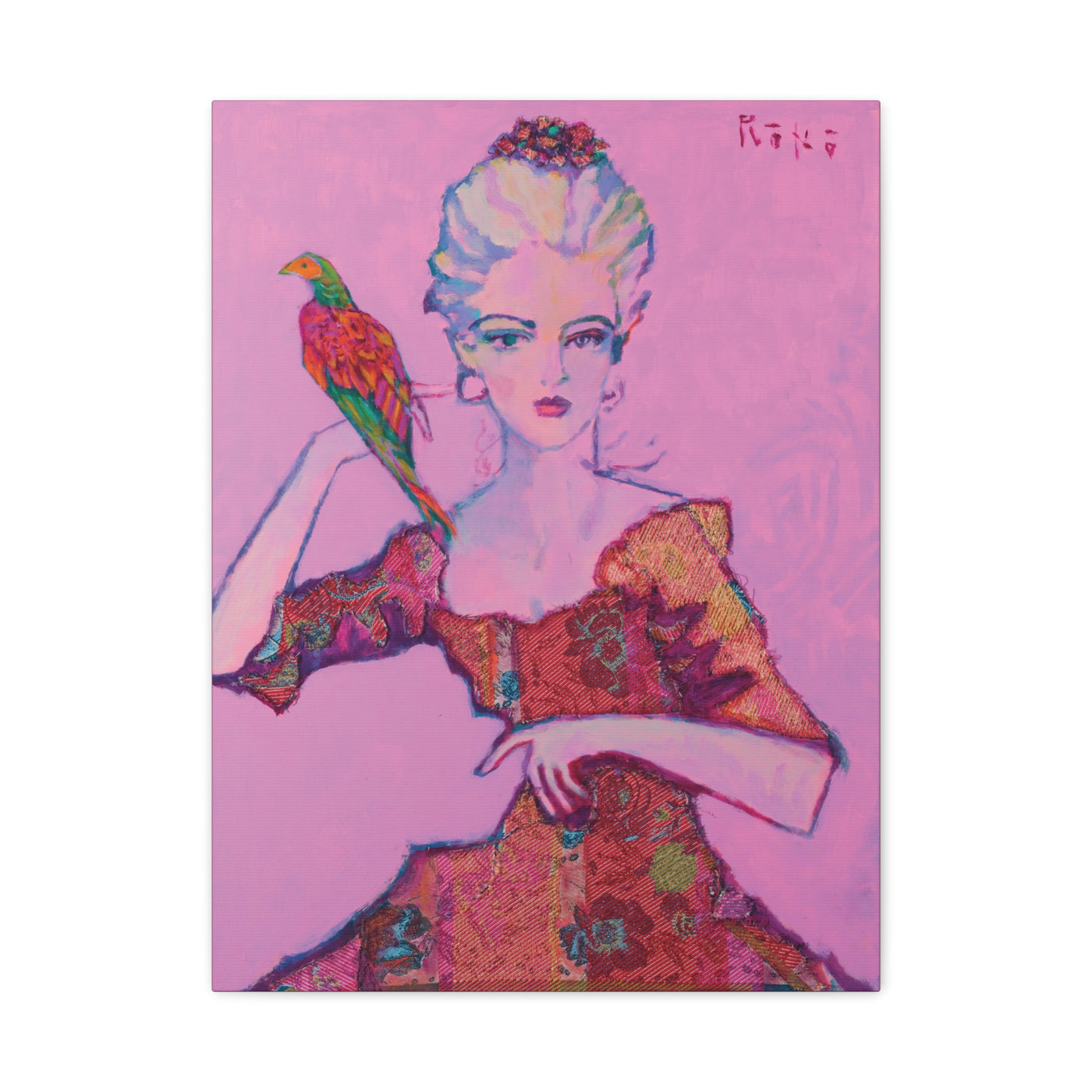 "Marie Antoinette" by Tony Roko, Canvas Gallery Wrap
