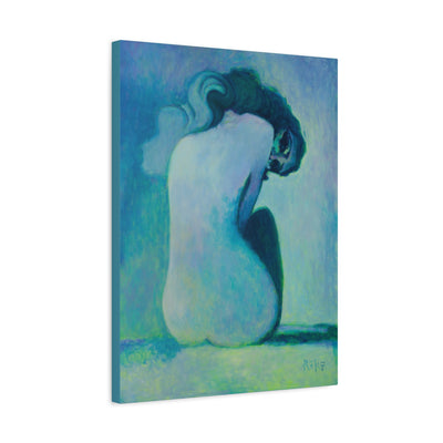 "Seated Nude" by Tony Roko, Canvas Gallery Wrap