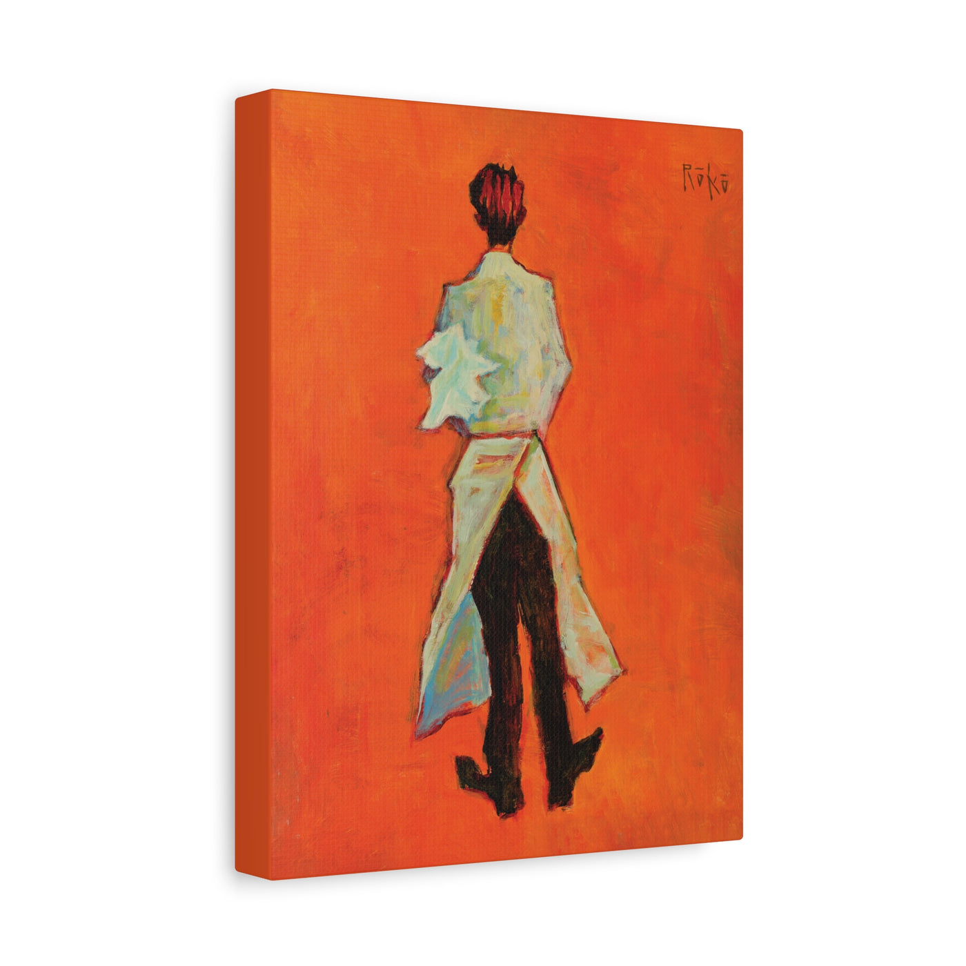 "The Server" by Tony Roko, Canvas Gallery Wrap
