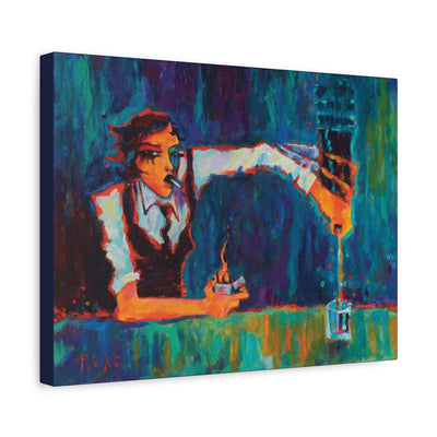 "Female Heavy Pour" by Tony Roko, Canvas Gallery Wrap