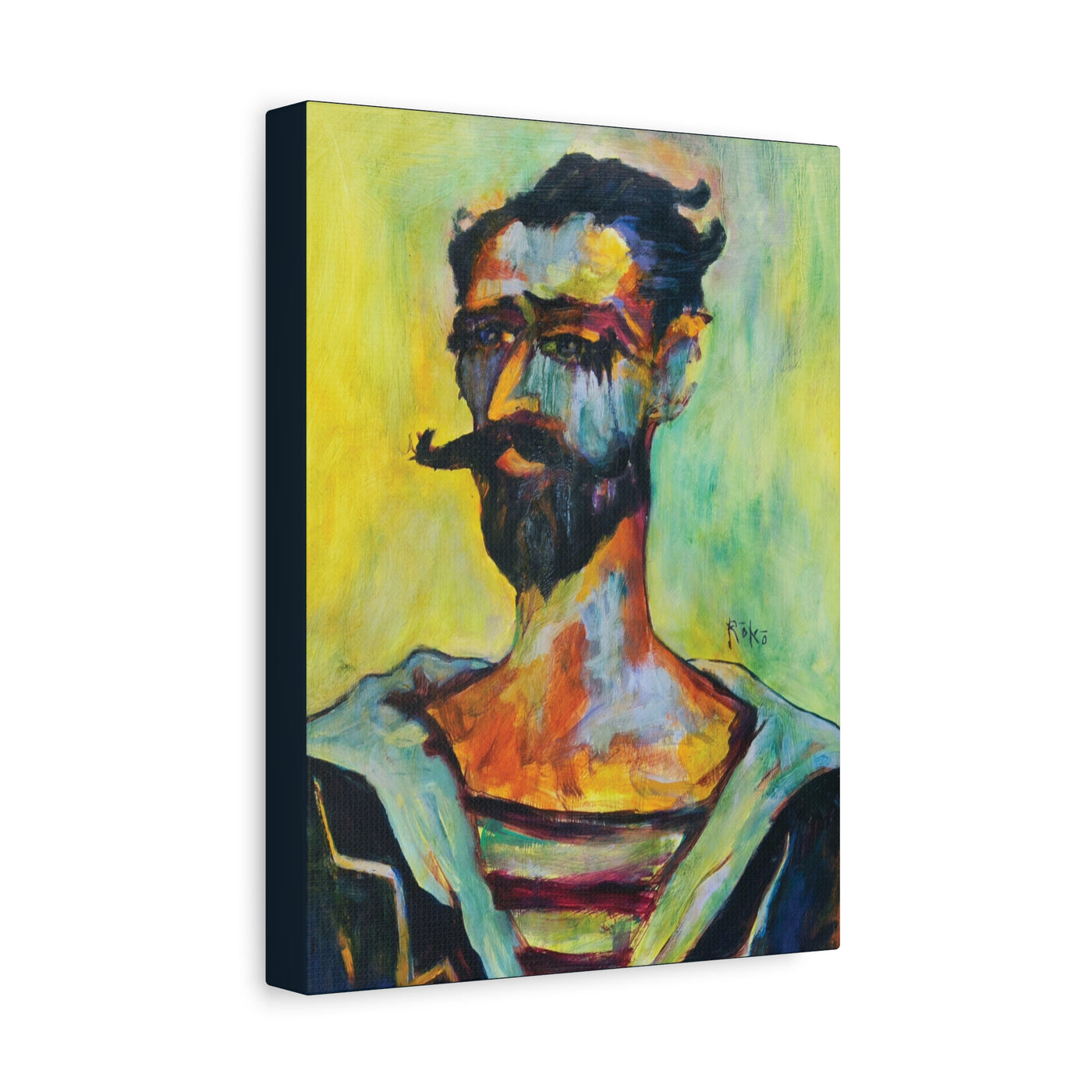 "Acey Deucey Club" by Tony Roko, Canvas Gallery Wrap