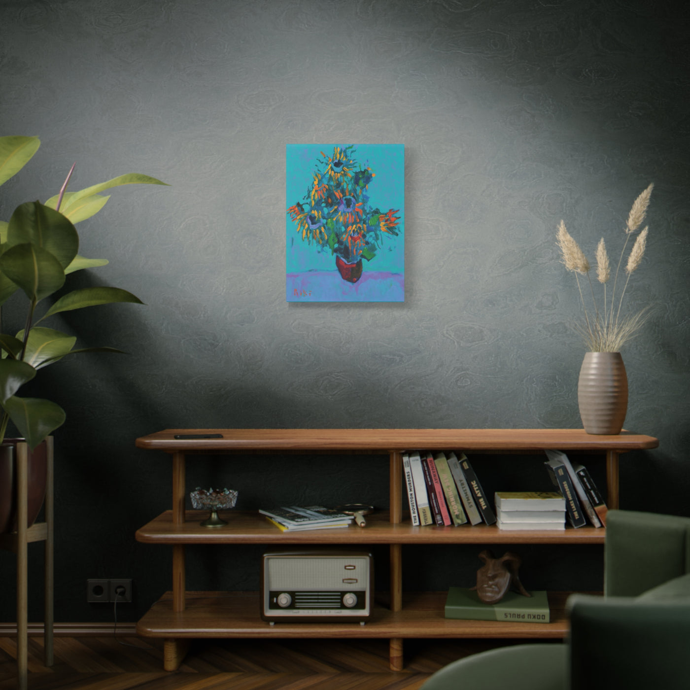 "The Forgotten Sunflowers" by Tony Roko, Canvas Gallery Wrap