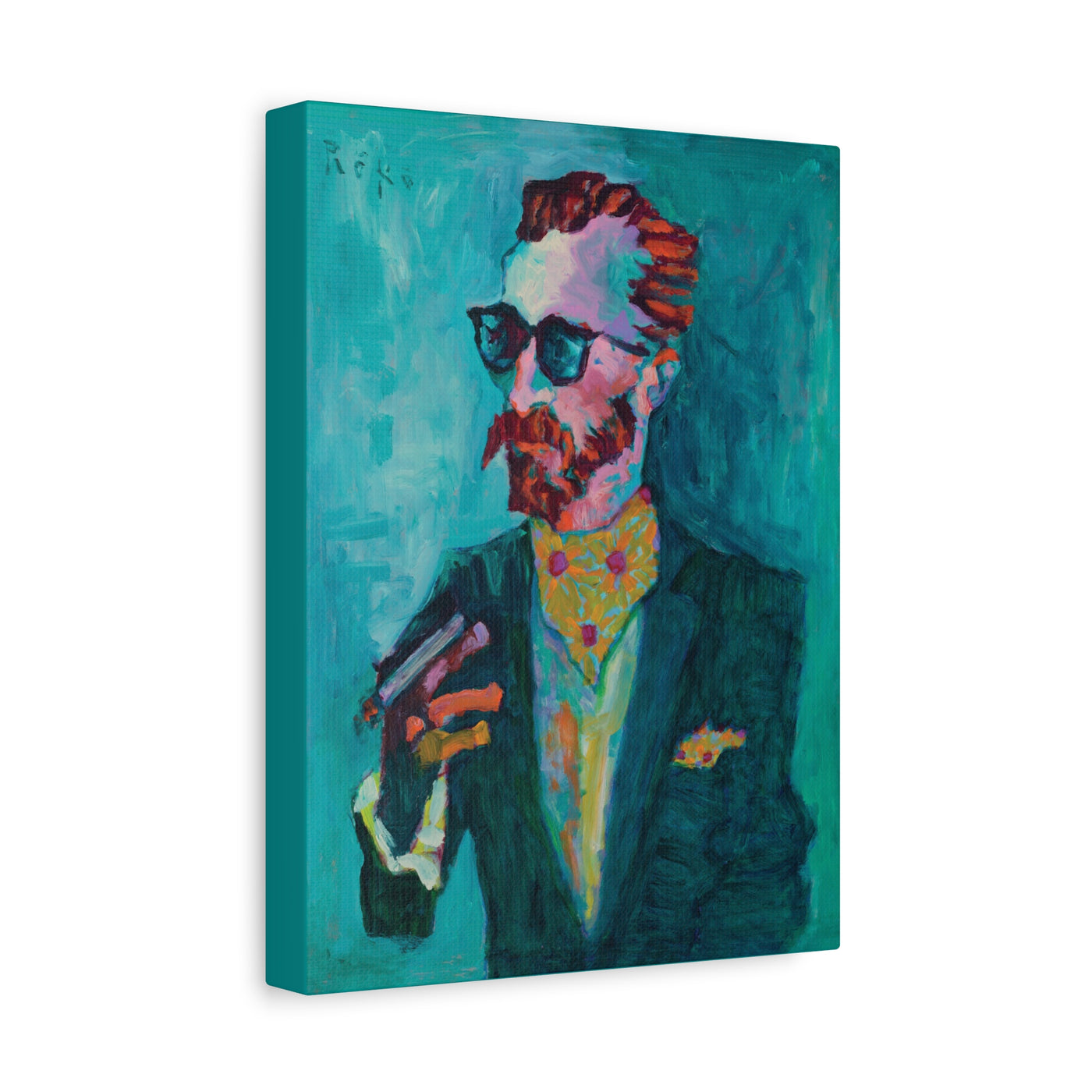 "The Celebrity (Van Gogh)" by Tony Roko, Canvas Gallery Wrap