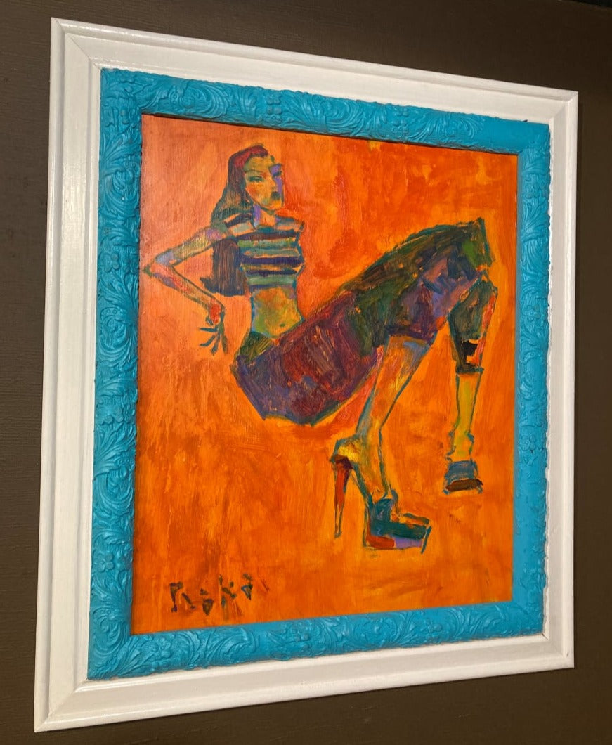 Woman in Striped Shirt – Art of Roko