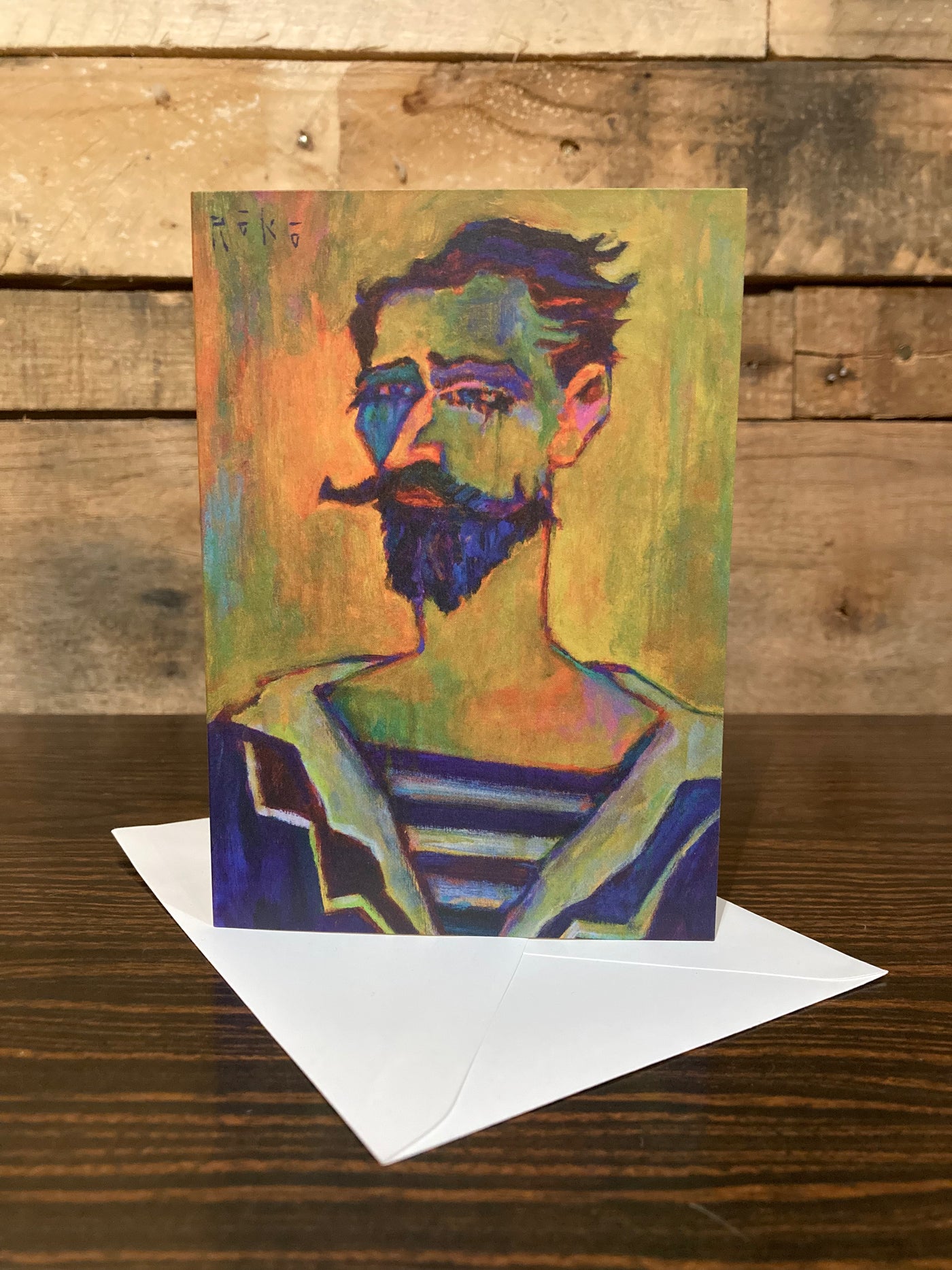 "Acey Deucey Club Reinterpretation" Greeting Card