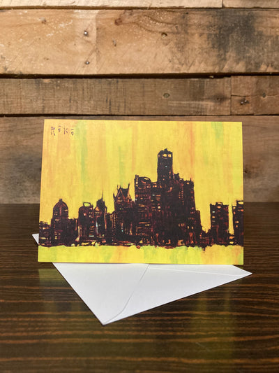"Cityscape" Greeting Card